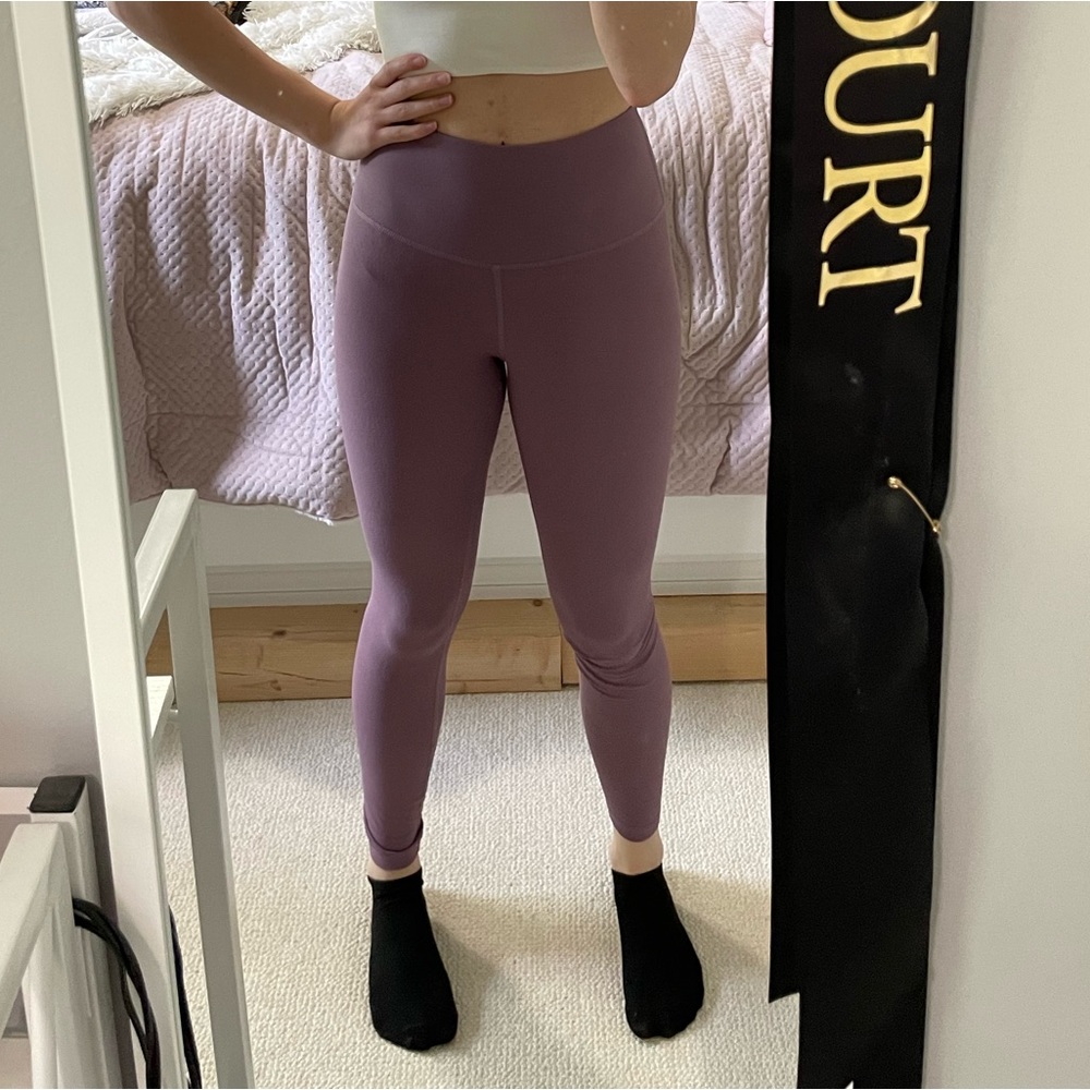 Lavender purple workout leggings